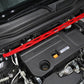 HPS Performance Aluminum Front Strut Tower Brace Bar, Red, 2018-2022 Honda Accord Turbo