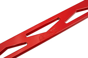 HPS Performance Aluminum Front Strut Tower Brace Bar, Red 2022-2025 Subaru WRX