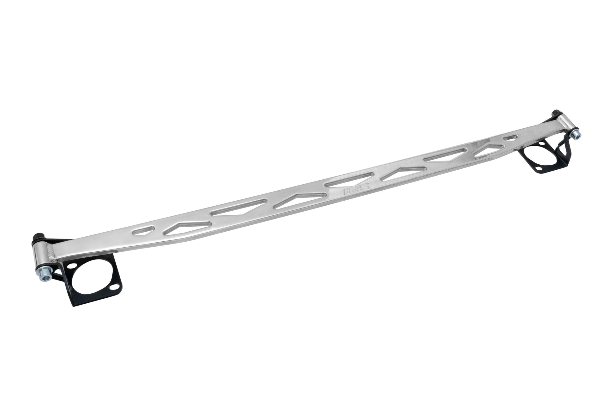 HPS Performance Aluminum Front Strut Tower Brace Bar Polished 42-120P