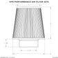 HPS Performance Air Filter 2.75" ID, 6" Element Length, 7.75" Overall Length, HPS-4275