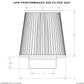 HPS Performance Air Filter 3" ID, 8" Element Length, 9.75" Overall Length