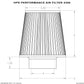 HPS Performance Air Filter 4" ID, 6" Element Length, 7.75" Overall Length