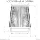 HPS Performance Air Filter 6" ID, 4" Element Length, 5" Overall Length