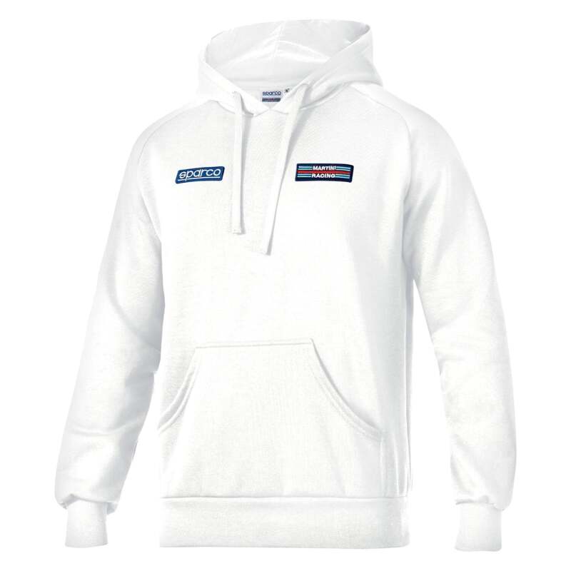 Sparco Martini Stripes Hoodie Medium - White