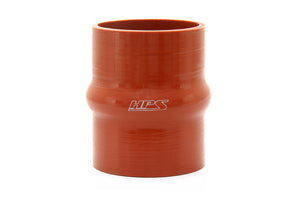 HPS 1-5/8" ID , 4" Long High Temp 4-ply Aramid Reinforced Silicone Hump Coupler Hose Orange (41mm ID , 102mm Length)