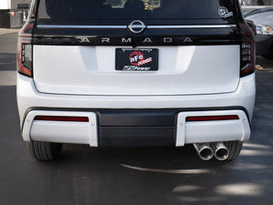 aFe Vulcan Series 3in Stnless Steel Cat-Back Exhaust w/Polished Tip Nissan Armada 25-26 V6-3.5L(tt)