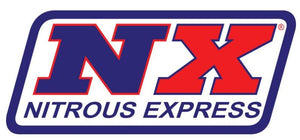 Nitrous Express White w/ Gray Mesh Flat Bill Cap (Snapback - Embroidered Logo)
