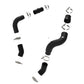 aFe BladeRunner 3in & 3-1/2in AL Hot and Cold Charge Pipe Kit Black RAM Diesel Trucks 25-26 L6-6.7L