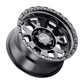 Weld Off-Road W105 20X9 Cinch 8X170 ET00 BS5.00 Gloss Black MIL / Gloss Black Ring 125.1