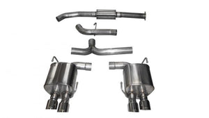 Corsa 3in Catback Exhaust w/ Stainless Steel Tips 2015-2021 WRX / STI