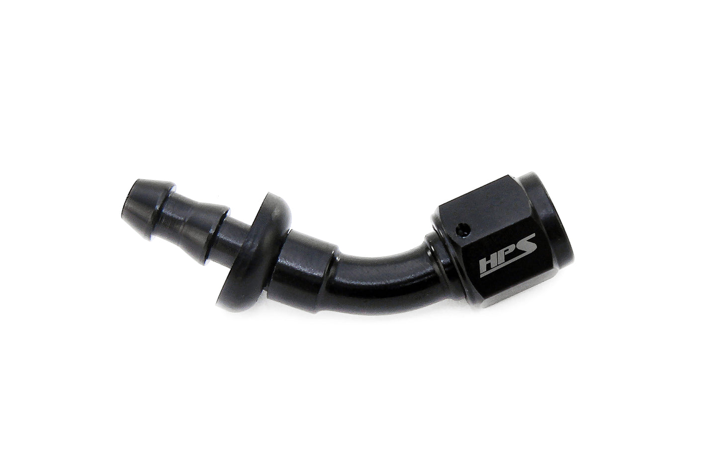 HPS Performance -6 30 Degree Push-On Aluminum Hose End