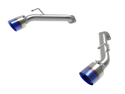 aFe Takeda Stainless Steel Axle-Back Exhaust System w/ Blue Flame Tip 2023+ Nissan Z V6-3.0L (tt)