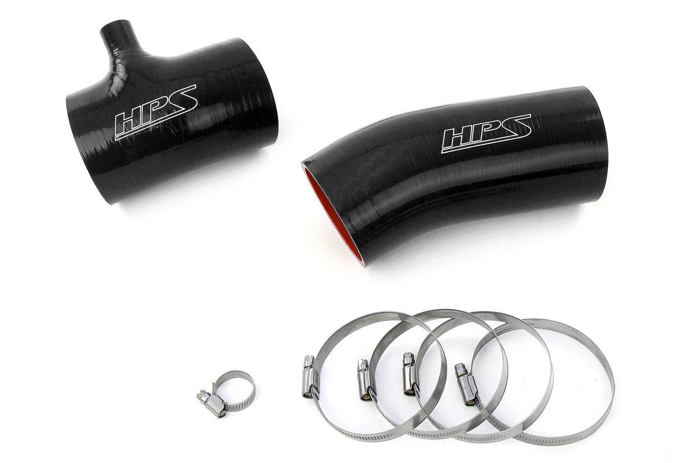 HPS Performance Silicone Hose Kit - Air Intake Hose 57-2104-BLK