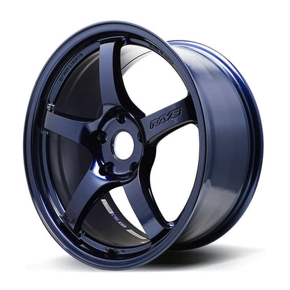 Gram Lights 57CR 18x9.5 +12 5x114.3 Eternal Blue Wheel