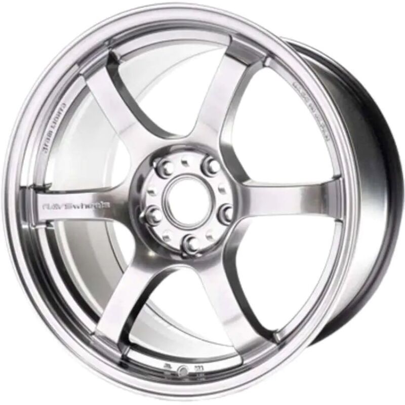 Gram Lights 57DR 15x8 / +35mm / 4x100 Grace Silver Wheel