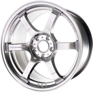 Gram Lights 57DR 17x9.0 +22 5x114.3 Grace Silver Wheel