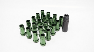 Muteki SR48 Dark Green Open End Lug Nuts 12x1.25