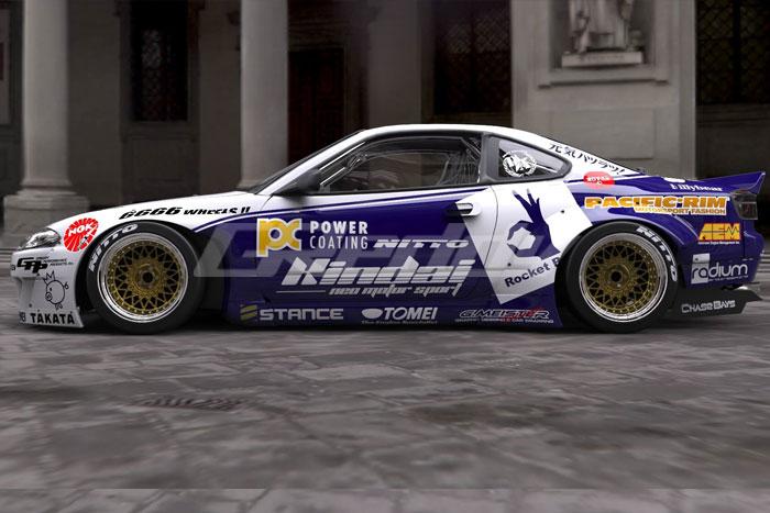 GReddy 1999-2002 Nissan Silvia Full Rocket Bunny S15 Pandem Aero Kit