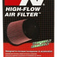 K&N Round Tapered Universal Air Filter 3.5in Flange ID / 5.75in Base OD / 3.75in Top OD / 6in H