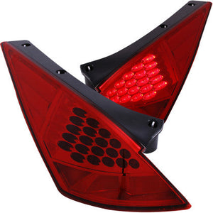 ANZO Red LED Tail Lights 2003-2008 Nissan 350Z