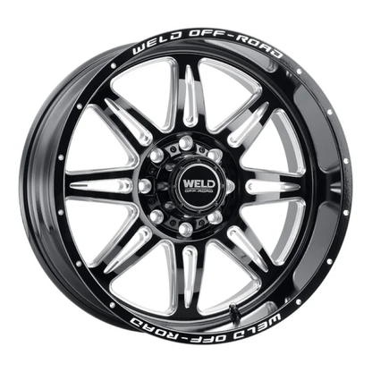 Weld Cheyenne W132 Series 22x10 / 8x170 BP / -18 Offset / 4.75 BS / 125.1 Bore - Gloss Black MIL
