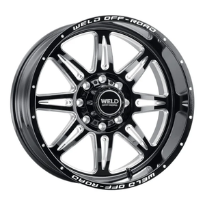 Weld Cheyenne 22x12 / 8x165.1 / 4.75 BS / 125.1 HB - Gloss Black Milled - Non-BL Wheel