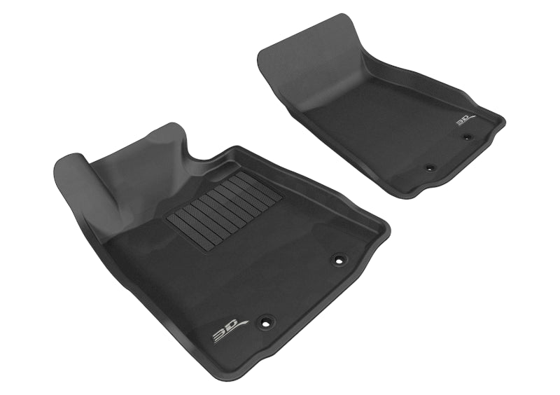 3D MAXpider Kagu 1st Row Floormat - Black 2009-2020 Nissan 370Z