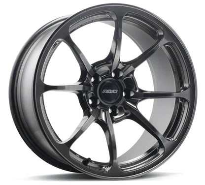 Volk Racing NE24 19x8.5 +45 5x114 Shining Black Metal