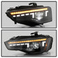 Spyder 13-17 Audi A5 HID Model Only High-Power Headlight - Black (PRO-YD-AA513HIDAP-SEQGR-BK)