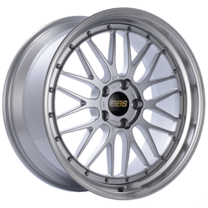 BBS LM 19x11 5x112 ET35 Diamond Silver Center Diamond Cut Lip Wheel - 82mm PFS Required