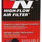 K&N Filter Universal Rubber Filter - Round Straight 3.5in Base OD x 3.5in Top OD x 5in H