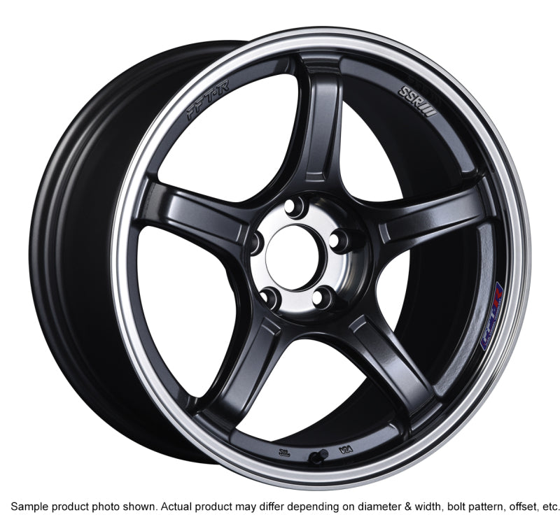 SSR GTX03 18x10.5 5x114.3 12mm Offset Black Graphite