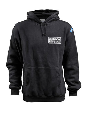 Sparco Sweatshirt Hooded Heritage Blk Sm