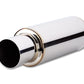 Vibrant TPV Round Muffler (23in Long) with 4in Round Tip Straight Cut - 2.5in inlet I.D.