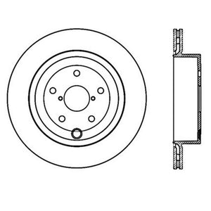 StopTech Power Slot 08-10 Subaru Impreza STi Rear Right Slotted Rotor