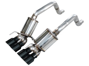 AWE Tuning 05-07 C6 Chevrolet Corvette 6.0L Touring Edition Axleback Exhaust w/ Diamond Black Tips