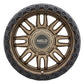Weld Off-Road Swift 17x9in - 6x135 / 6x139.7 BP - ET-12 - 106.1mm CB Satin Bronze Wheel & Black Ring