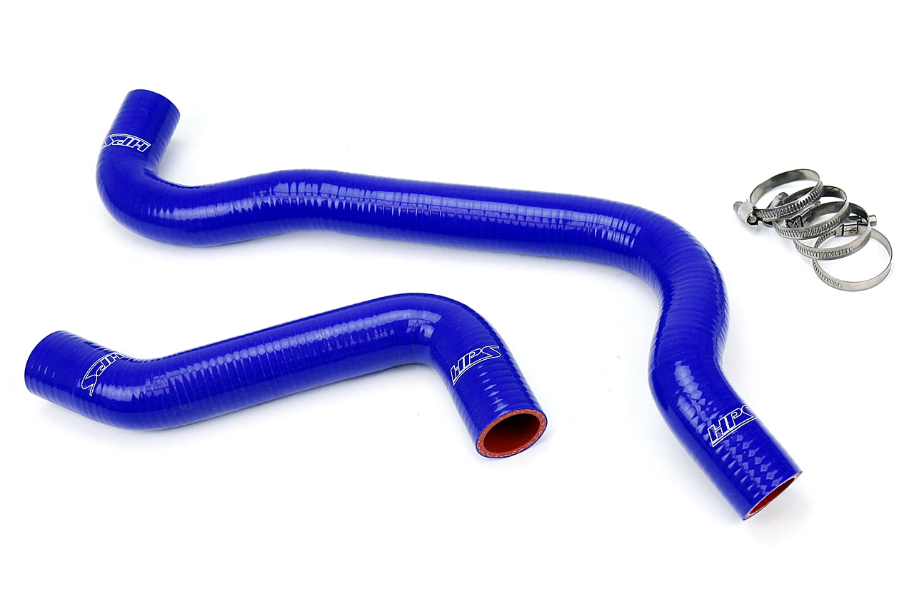 HPS Performance High Temp Reinforced Silicone Radiator Coolant Hose Kit Blue 57-1009-BLUE