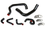 HPS Performance High Temp Reinforced Silicone Radiator and Heater Coolant Hose Kit Black 57-1010-BLK