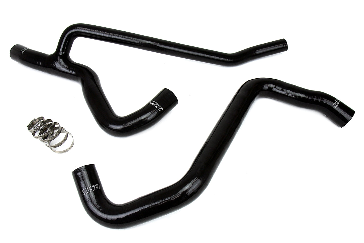 HPS Performance High Temp Reinforced Silicone Radiator Coolant Hose Kit Black 57-1014-BLK