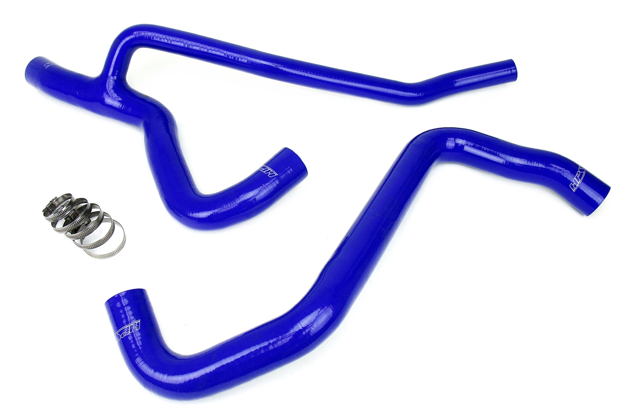 HPS Performance High Temp Reinforced Silicone Radiator Coolant Hose Kit Blue 57-1014-BLUE
