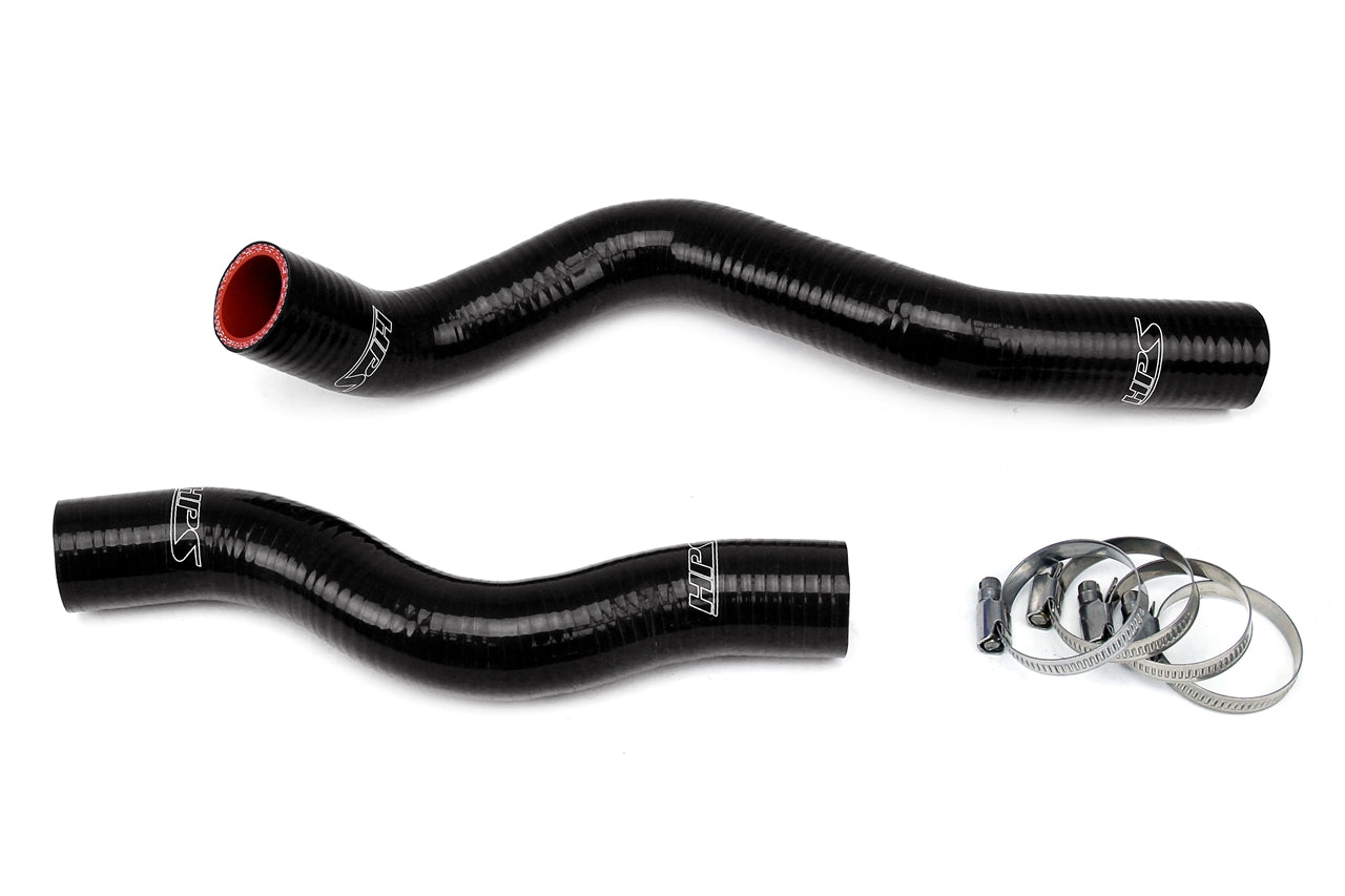 HPS Performance High Temp Reinforced Silicone Radiator Coolant Hose Kit Black 57-1022-BLK