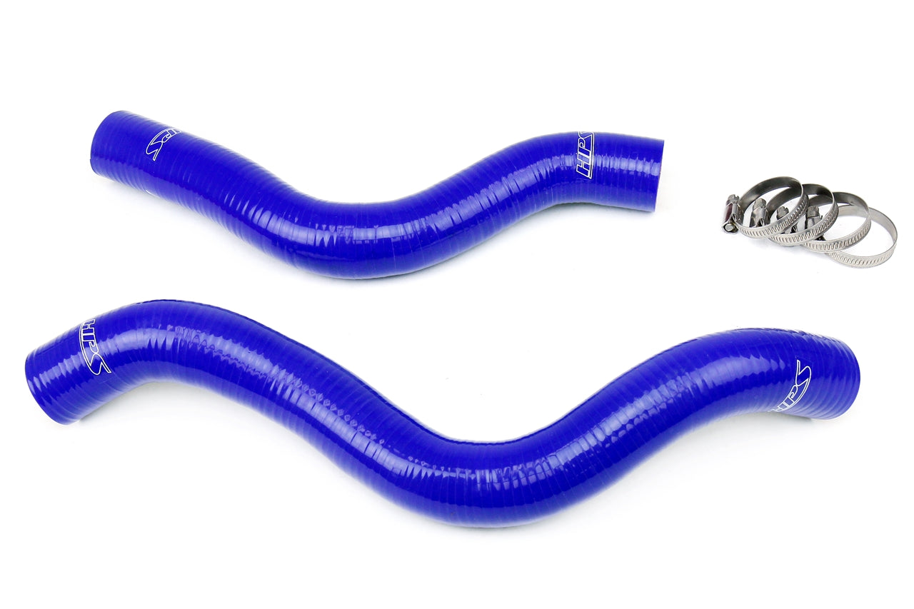 HPS Performance High Temp Reinforced Silicone Radiator Coolant Hose Kit Blue 57-1038-BLUE