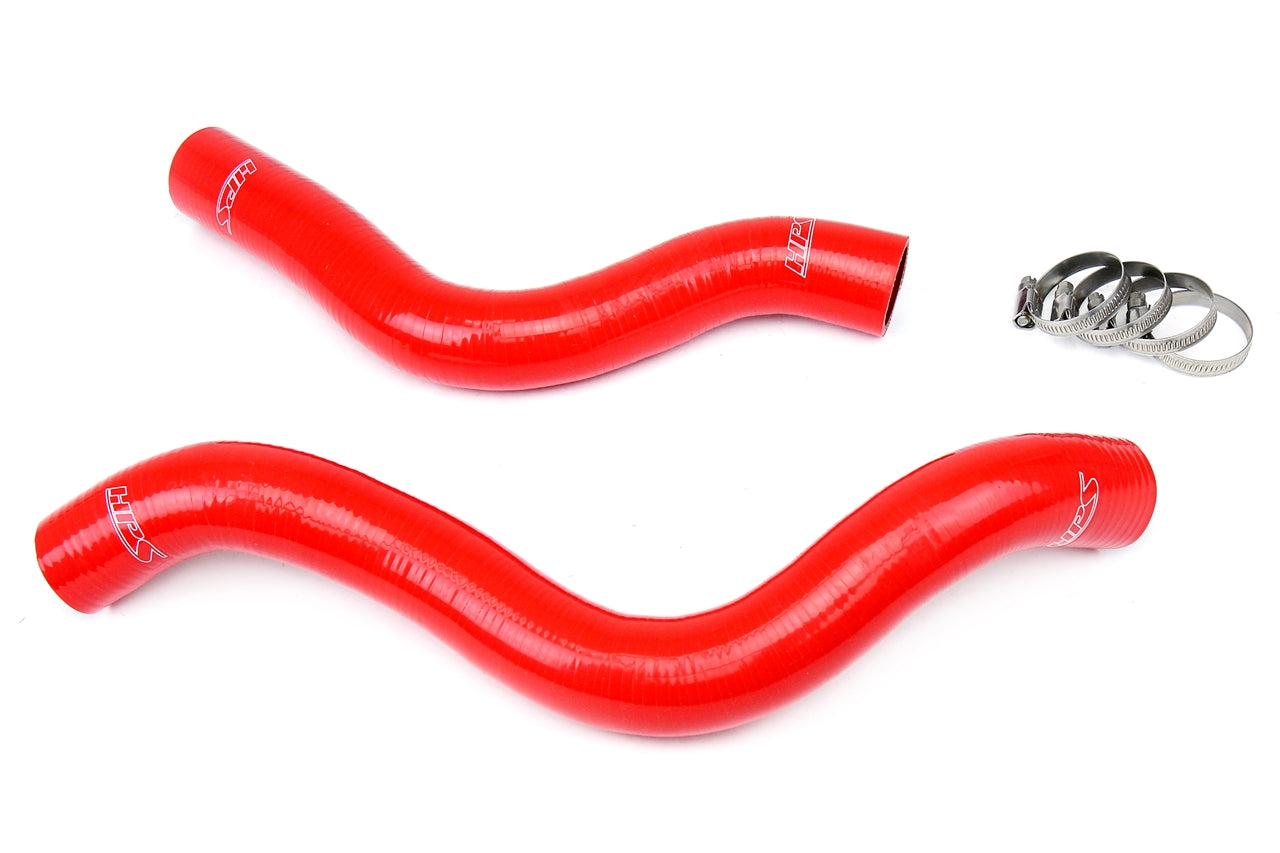 HPS Performance High Temp Reinforced Silicone Radiator Coolant Hose Kit Red 57-1038-RED