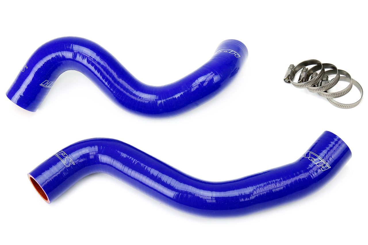 HPS Performance High Temp Reinforced Silicone Radiator Coolant Hose Kit Blue 57-1058-BLUE