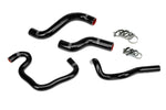 HPS Performance High Temp Reinforced Silicone Radiator and Heater Coolant Hose Kit Black 57-1080-BLK