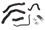 HPS Performance High Temp Reinforced Silicone Radiator Coolant Hose Kit Black 57-1211-BLK