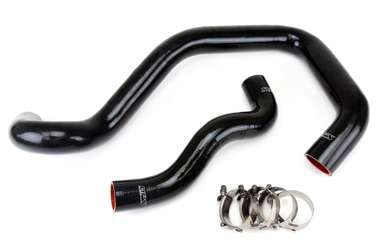 HPS Performance High Temp Reinforced Silicone Radiator Coolant Hose Kit Black 57-1214-BLK