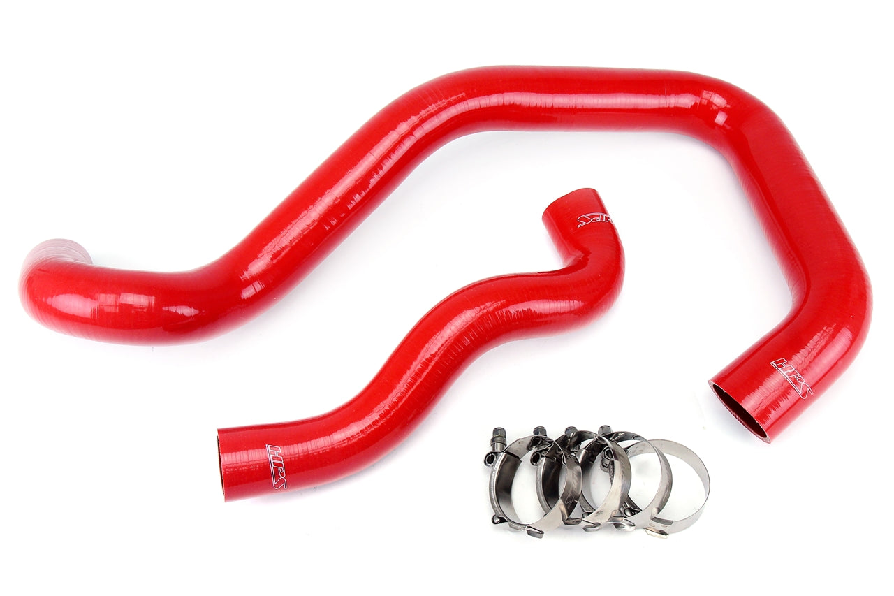 HPS Performance High Temp Reinforced Silicone Radiator Coolant Hose Kit Red 57-1214-RED