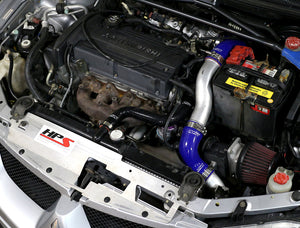 HPS Performance High Temp Reinforced Silicone Intercooler Hose Boots Kit, Black 2003-2007 Evo 8 / 9 MR US-Spec